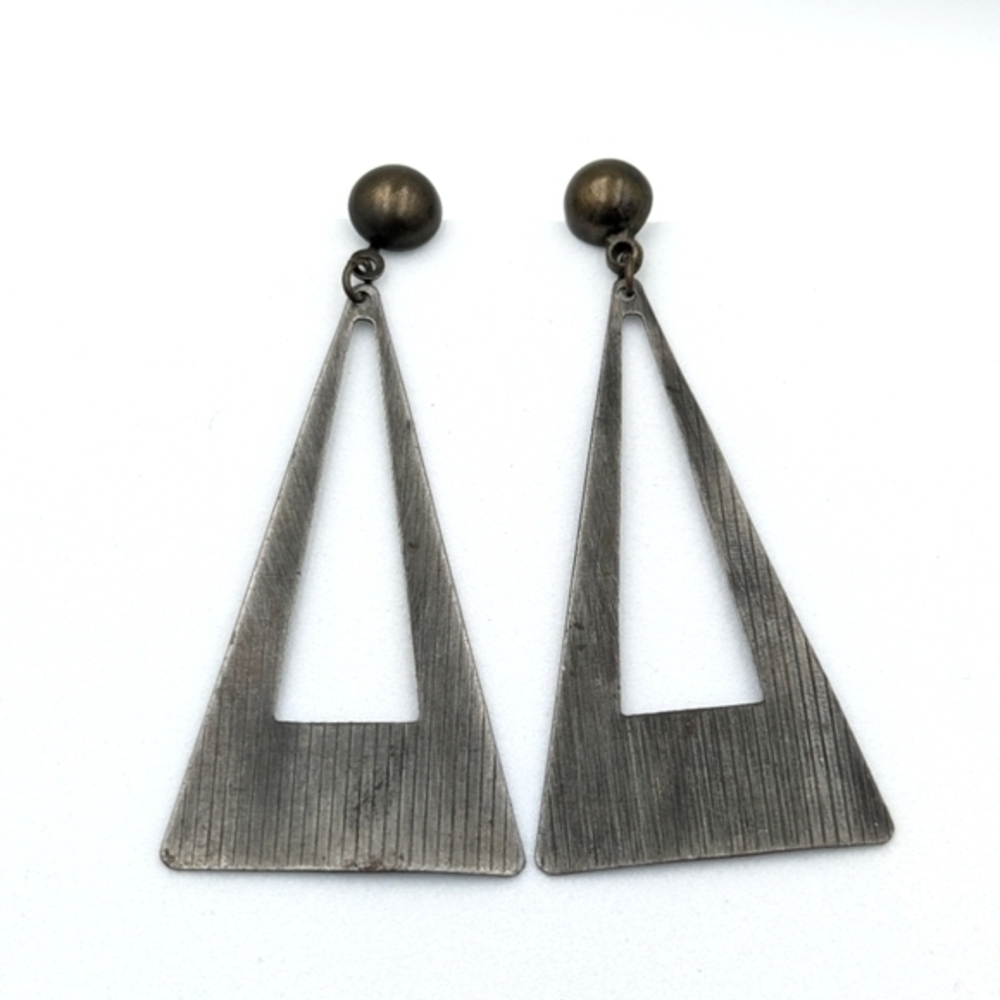 4/24$  Dangle abstract geometric earrings